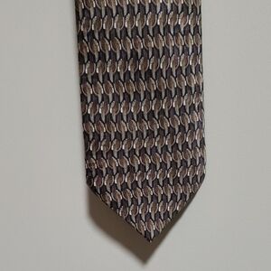 Silk Stafford Brown and Tan Patterned Tie